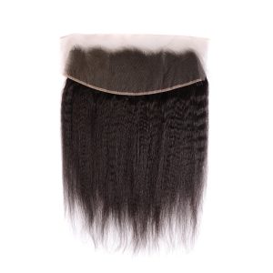 center wig remy hair 13x4 yaki straight frontal