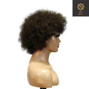 center wig machine made black wig remy hair 2301