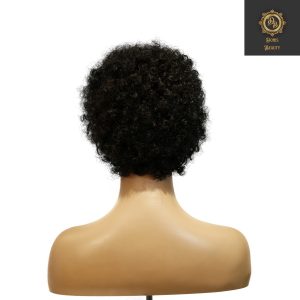 center wig machine made black wig remy hair h023