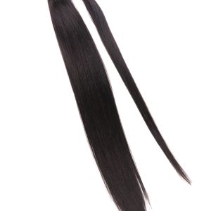center wig asian raw hair straight ponytail hair extensions