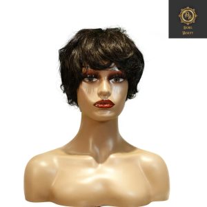 center wig machine made black wig remy hair tc041