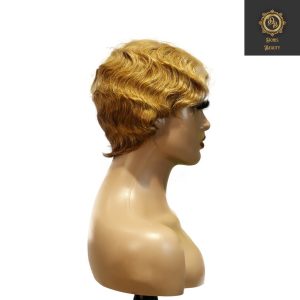 center wig machine made #27 wig remy hair h001