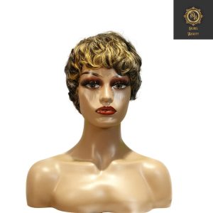 center wig machine made wig remy hair h030