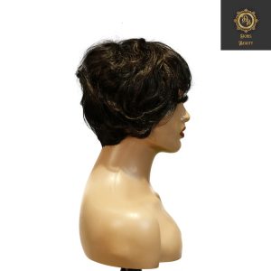 Home center wig machine made black wig remy hair tc041