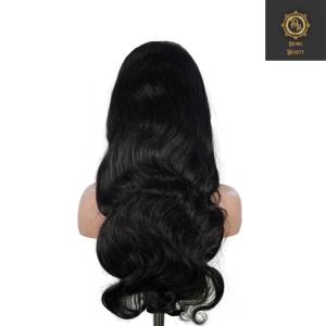 center wig natural black remy hair 6x7 lace closure body wave human hair wig