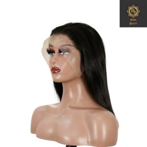center wig 13x4 straight bob lace front wig natural black asian raw hair
