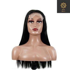 center wig natural black remy hair 5x5 lace closure straight human hair wig