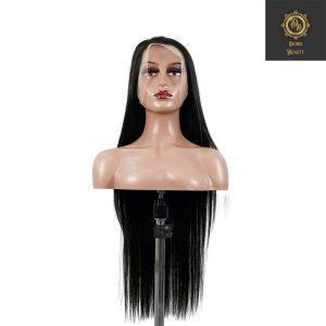 center wig 13x4 straight lace front wig natural black remy hair