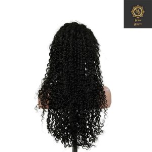 center wig natural black asian raw hair 13x6 hd lace front wig deep wave human hair wig