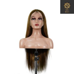 center wig 13x4 straight lace front wig m4&27 highlight remy hair 26 inch