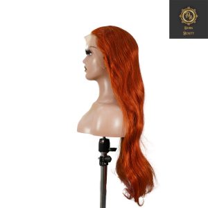 center wig 13x4 straight lace front wig 350 orange 26 inch remy hair
