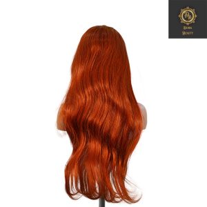 center wig 13x4 straight lace front wig 350 orange 26 inch remy hair