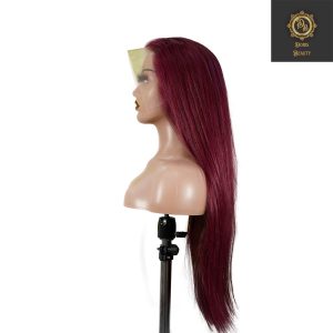 center wig 13x4 straight lace front wig 99j color 26 inch remy hair