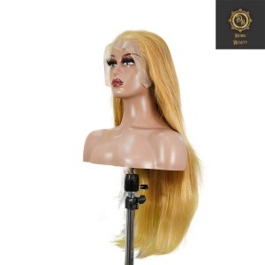 center wig 13x4 straight lace front wig 27 honey blonde remy hair