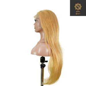 center wig 13x4 straight lace front wig 27 honey blonde remy hair