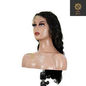 center wig 13x4 body wave lace front wig natural black remy hair