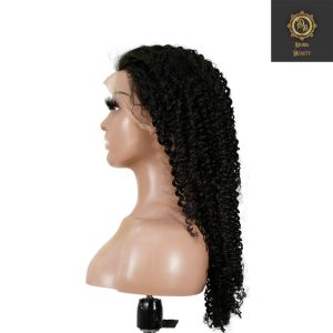 center wig 13x4 kinky curly lace front wig natural black remy hair