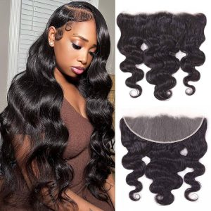 center wig remy hair 13x4 body wave frontal