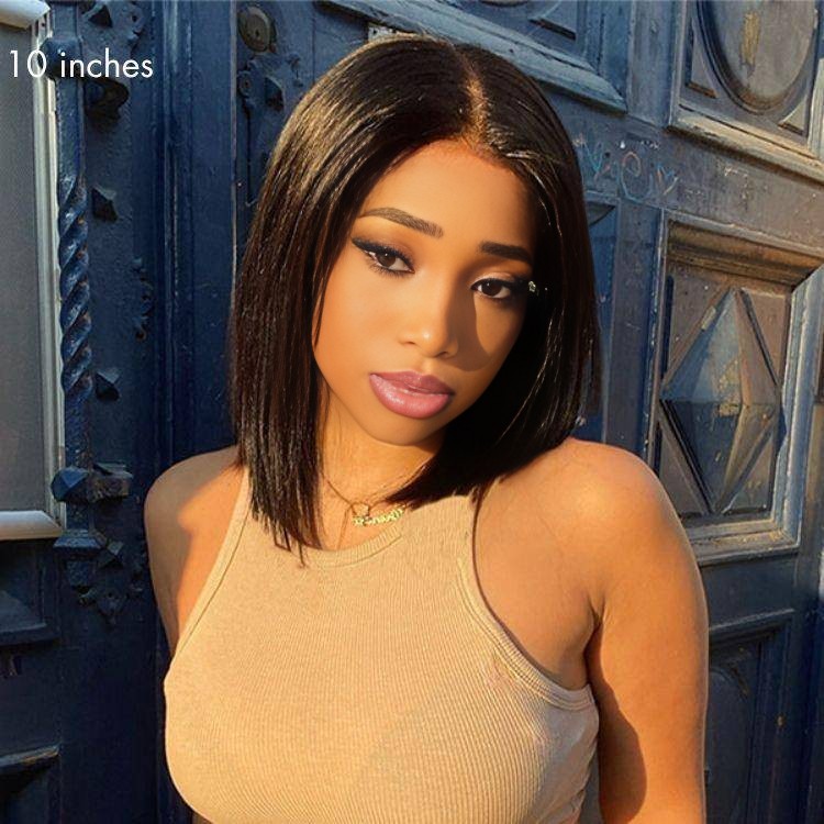 center wig natural black asian raw hair 2x6 hd lace closure straight bob human hair wig center wig natural black asian raw hair 2x6 hd lace closure straight bob human hair wig